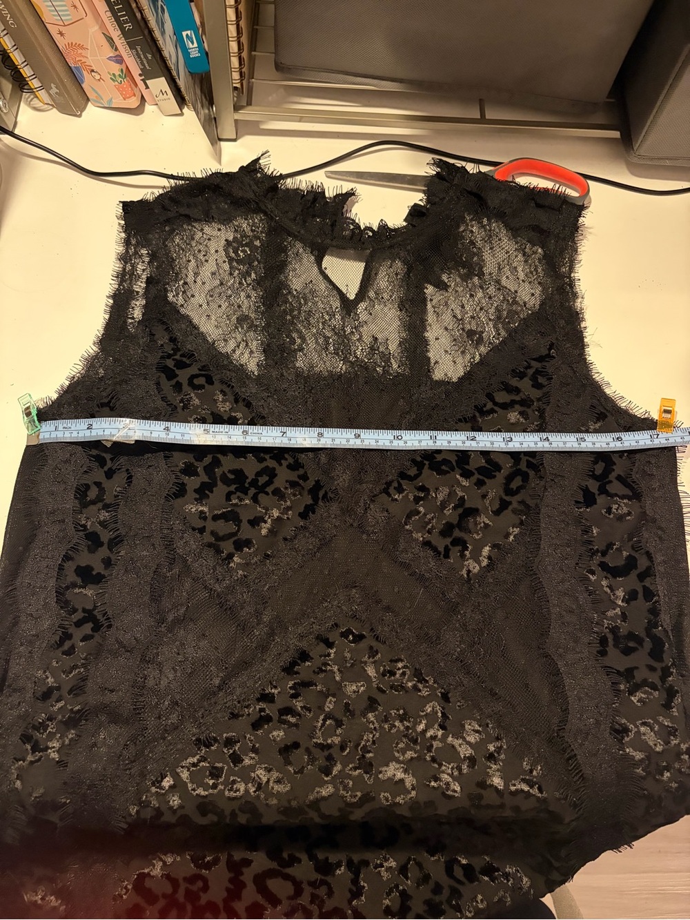 AllSaints Black Lace-Overlay Midi Dress - Picture 8 of 10